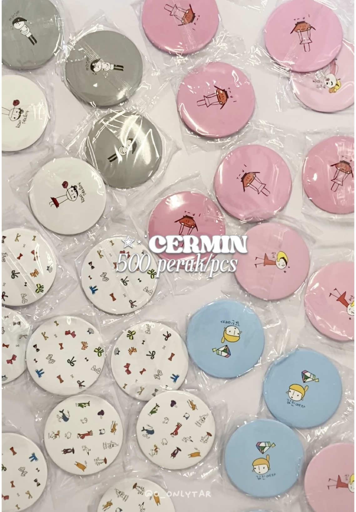 ditunggu deh kreasi kawat bulunya😋 #shopeefinds #tiktokhaul #unboxing #reviewjujur #cermin #mata #wajah #bulat #murahmeriah #lucu #aesthetic #xyzbca #foryourpage #fypシ 