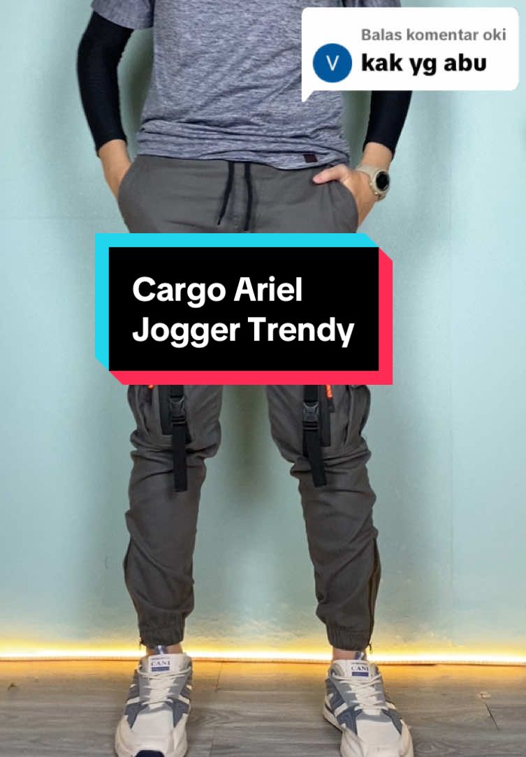 Membalas @oki hallo kk Celana Cargo Ariel Jogger warna abu nya ready ya Silahkan co dikeranjang kuning🥰🫰 #fyp #fypage #rekomendasi #rekomendasioutfit #rekomendasicelana #cargopants #joggerpants #celanapanjang #celanamurah #kekinian #fashiontiktok #trendy #outfitideas #melar #slimfit #ngaret #cowo #cewe 