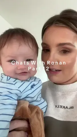 His little smile when we talk about milk 😂 #chatswithronan #whatarewegoingtodotoday  #thingsyoushouldknow #newmom #firsttimemom #newbaby #fyp #viral 