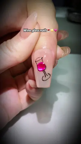 The swaying wine glass 🍷 💗 #solwink #nails #cateyegel #nailinspo #winetiktok🍷 #fyp 
