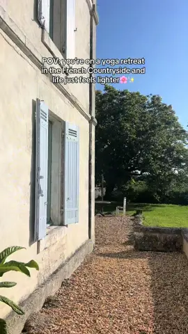 Yoga retreat in France! Truly feels like we are living in a dream✨ #franceyogaretreat #yogaretreat #yogatok #travelfrance 