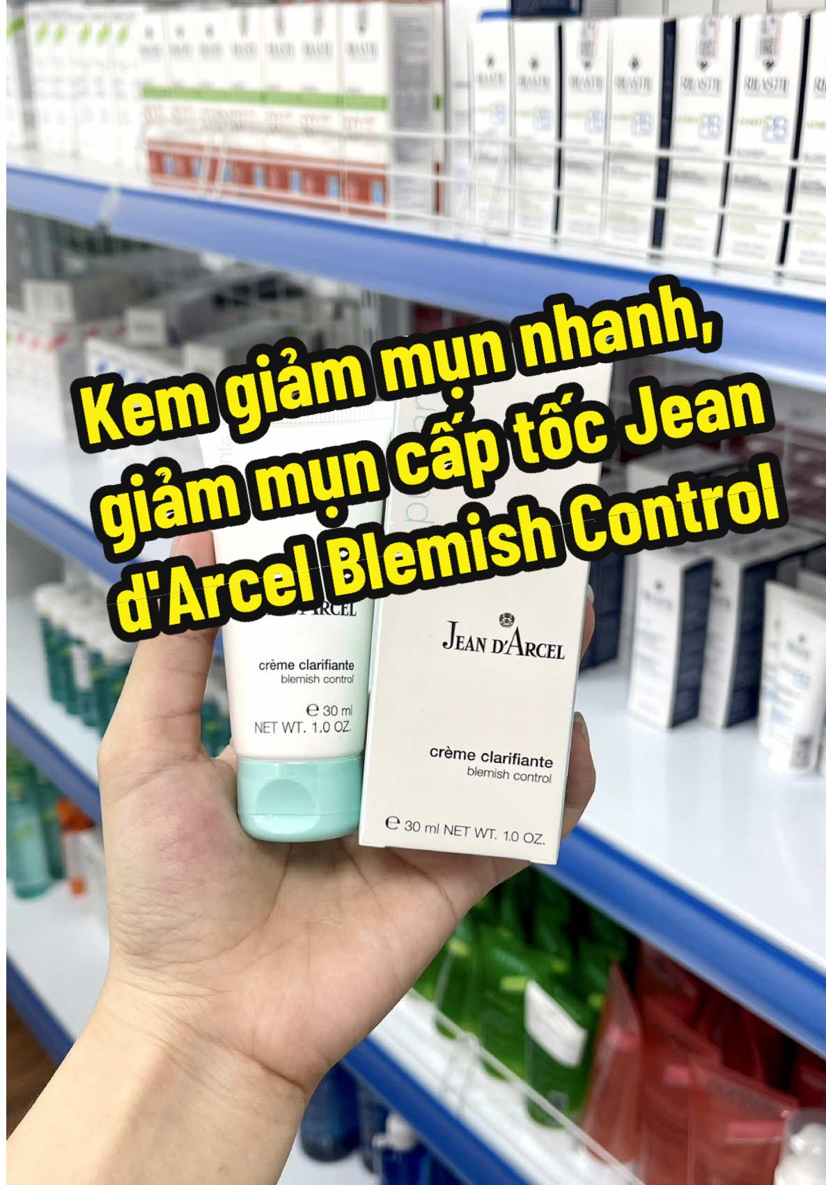 Kem giảm mụn nhanh, giảm mụn cấp tốc Jean d'Arcel Blemish Control #chamsocda #lamdep #veorna #veornacosmetics #tiktoklive #midora #dmpmidora #myphammidora #jeandarcel #jeandarcelvietnam #TikTokLIVE 
