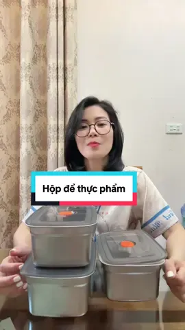 Combo 5 hộp inox #nguyetviettel #tiktokshop #khayinox304 