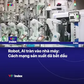 Cánh tay robot làm việc cùng công nhân trong nhà máy, hay thậm chí là làm thay cả công nhân. Công nghệ trí tuệ AI đang được kỳ vọng là sẽ thay đổi chuỗi sản xuất toàn cầu.  Những nhà máy sáng đèn 24/7, với năng suất gấp 3 lần so với bình thường, đây là những thành quả mà trí tuệ nhân tạo, robot và tự động hoá có thể đem lại cho ngành sản xuất.  Những nền kinh tế hàng đầu thế giới đều đang nỗ lực tích hợp A.I vào các nhà máy của mình.