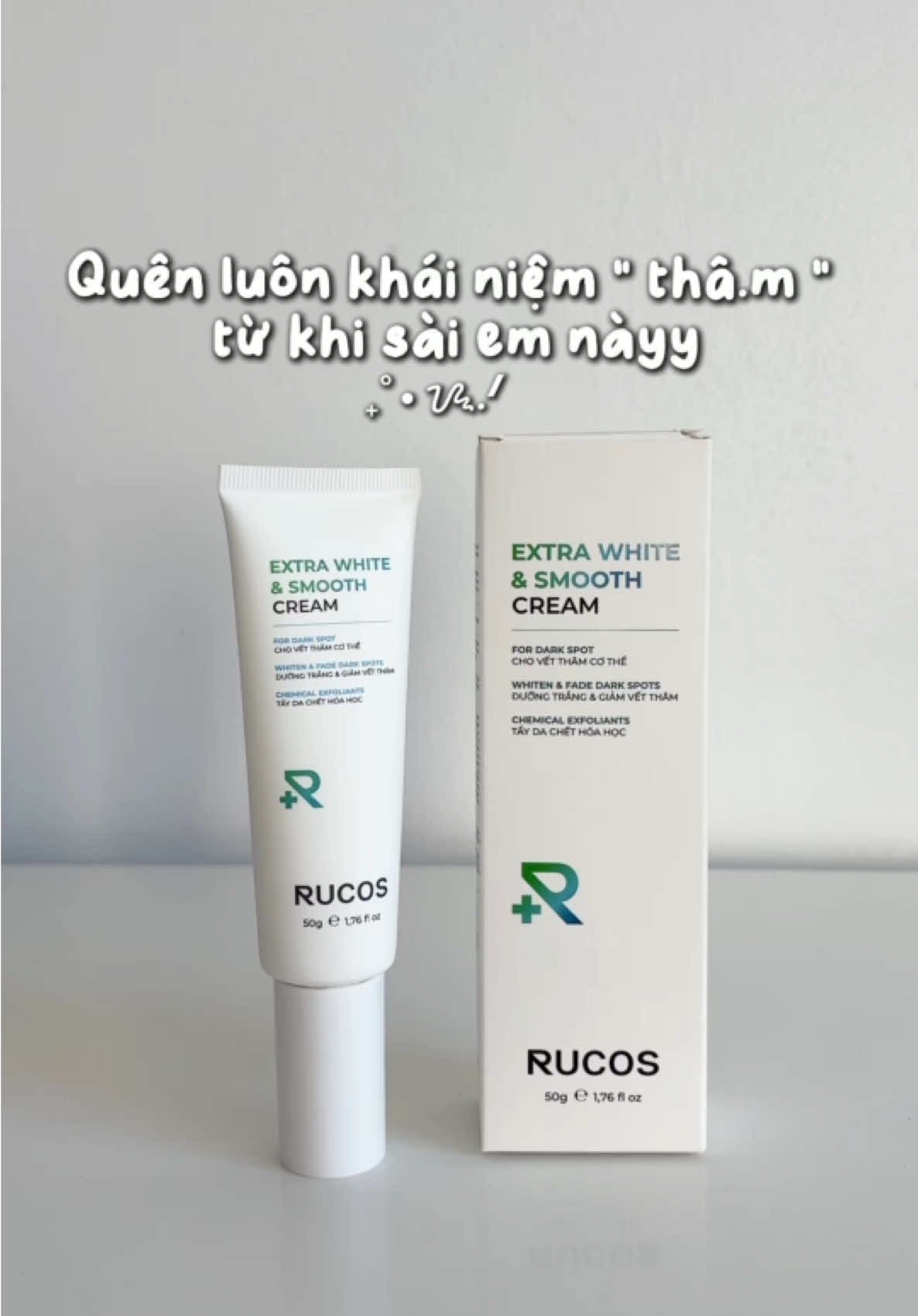 Thâ.m không còn là nỗi lo đáng sợ nữa đâu chị em ơiii 🍑🦵🏻👌🏻#rucos #extrawhitesmoothcream #mesaylamdep 