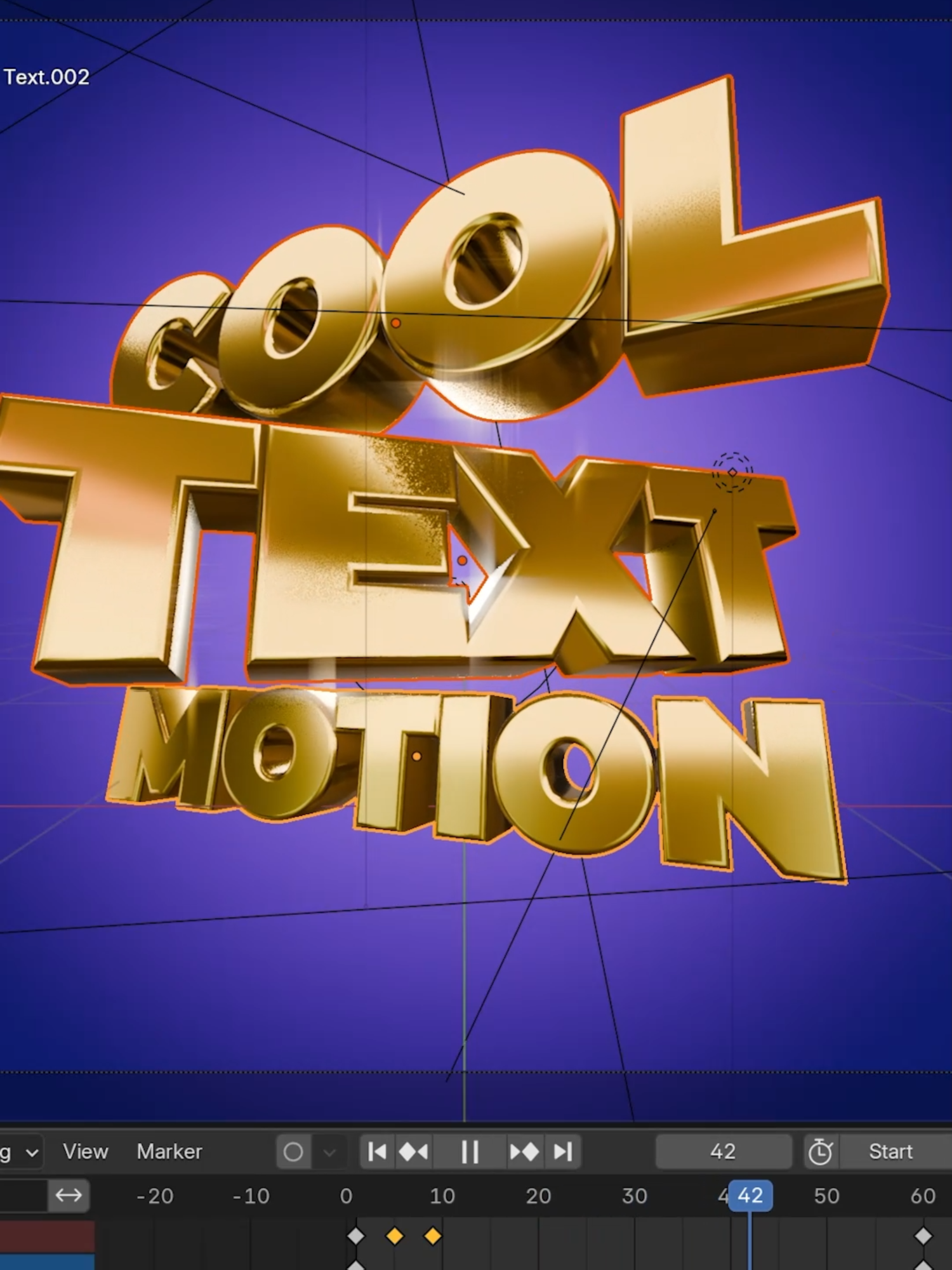 Quick tip by Louis du Mont to create some cool text animation in Blender. #b3d #blender3d #3d #motiongraphics #animation #typography #3danimation #3dart #vfx