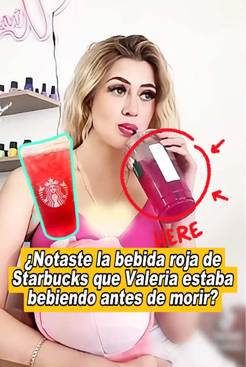¿Notaste la bebida roja de Starbucks que Valeria Margus estaba bebiendo antes de morir? Nadie se dio cuenta de que los tres regalos que recibió ocultaban significados escalofriantes.#usa🇺🇸 #usa_tiktok #fyp #celebrity #foryoupage #valeria 