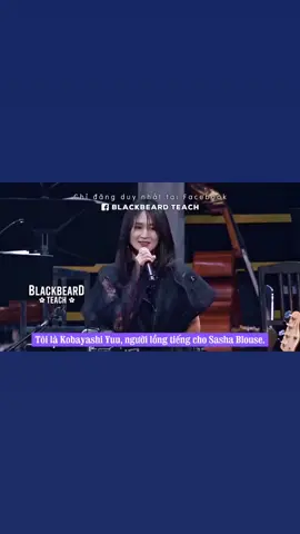 Người lồng tiếng của Sasha 🥺 . Cre: Blackbeard Teach (fb) . . . #AttackOnTitan #aot #seiyuu #sashablouse 