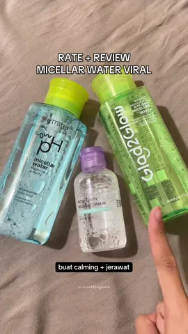 cobaa favorit kamu micellar water yang mana nih? #micellarwateremina #micellarwaterg2g #micellarwaterfacetology #micellarwater 
