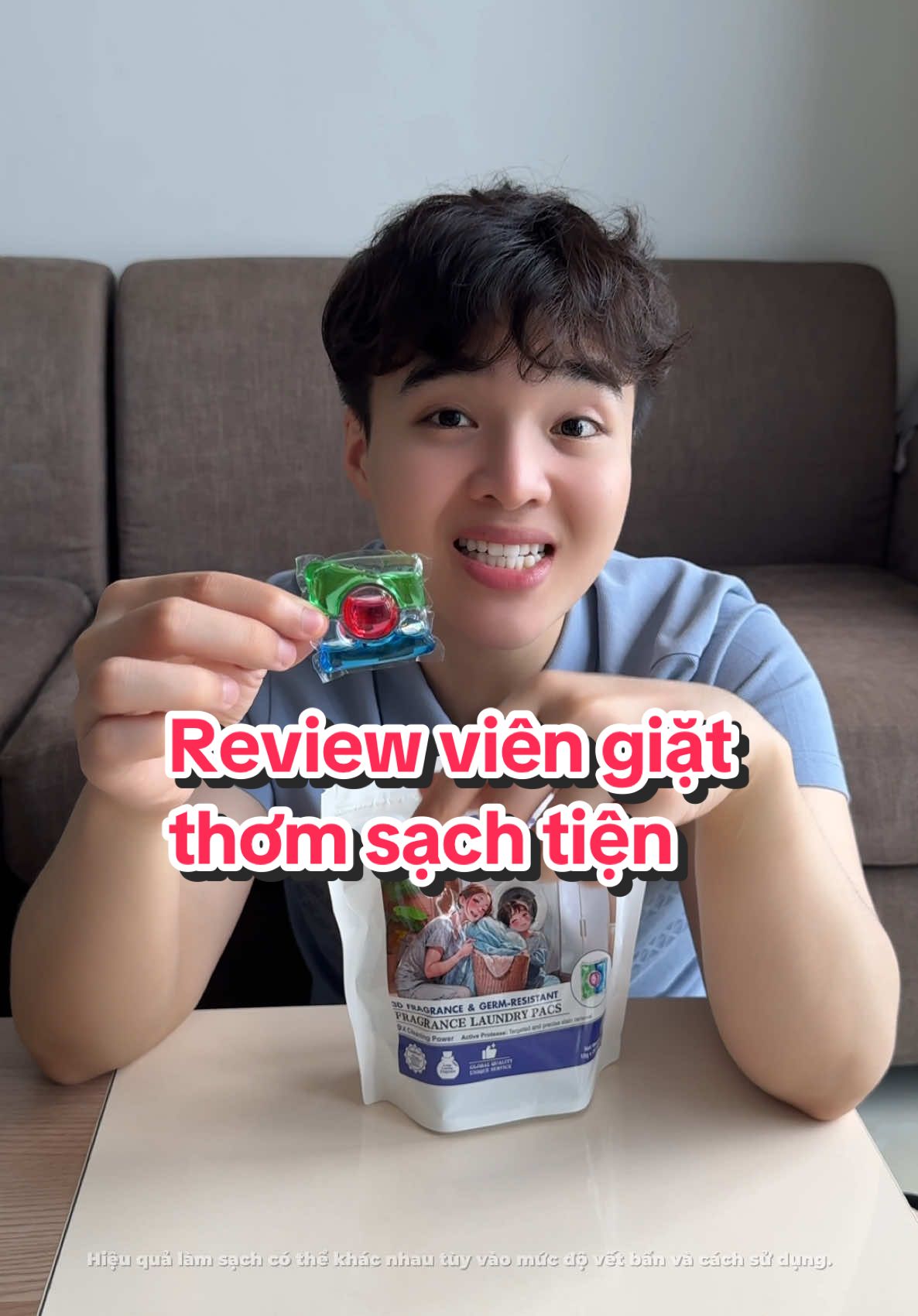 Giờ chỉ cần 1 viên giặt JOYKITY là thơm sạch tiện dã man! #viengiat #joykity 