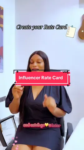 Every content creator/influencer should have a rate card. Adeife @Adeife Adeoye ❤️ said don’t wait till brands ask you then you go blank.  I am open for collaborations and negotiations. Get value for your brand(start-up & organization).  My rate card is on my BIO. Send a DM or E-mail to get started.  #ratecard #contentcreators #contentcreatortips #workplace #influencers  #tiktokgrowth #tiktokgrowthtips #influencertiktok #contentcreatorinsights #miniinfluencer #tiktokceleberity #relatablecreatorscontentsfypvideo #ugccontentcreator #foryoupagechallenge #30dayswithadeife #createaviralmoment  #creatorsearchinsights 