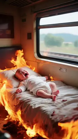 The cat saved a baby in the fire#tik #tiktok #usa #fyp #fypシ #cat #animals #Ai 