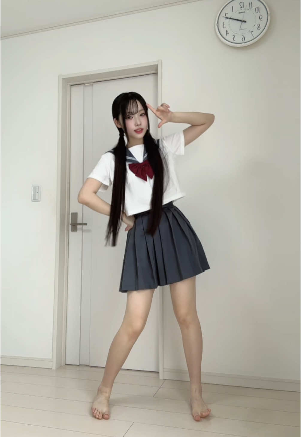 ヒロイン育成計画ダイエットに良いらしい💡´- #ヒロイン育成計画 #踊ってみた #10 #中3 #セーラー服 