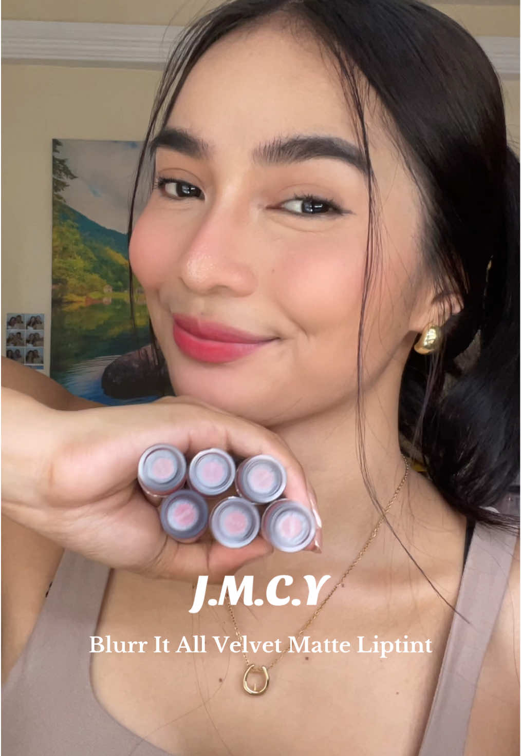 blurr it all liptint from @JMCY Cosmetics ✨ #jmcy #jmcyph #jmcylipvelvet #jmcybluritalltint 
