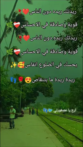 #ريدتـــــــــك_ريدة_دون_الناس✨🥰❤️‍🩹 #ارح_يا_عصفورتي🐦🚶‍♂️ 