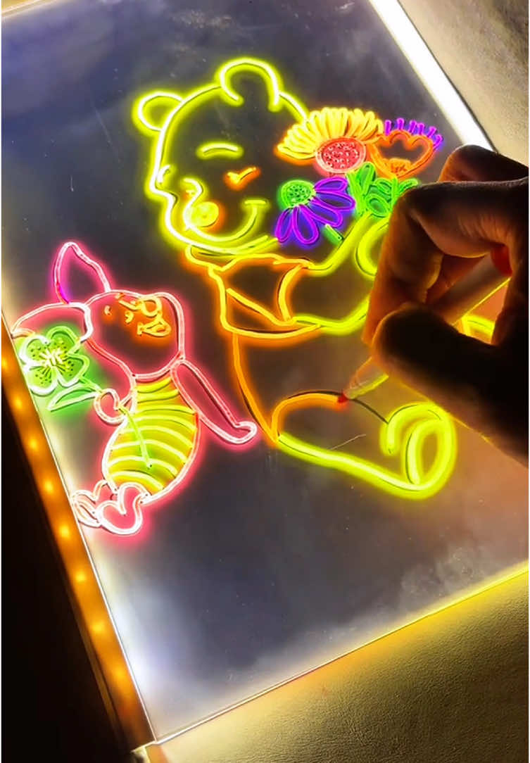 Creative LED luminous magic writing board | Children's first light and shadow canvas, learn while drawing, and cultivate creativity💓💓💓 #acrylicdrawingboard #creativeboard #drawingtablet #kidsgifts #giftideas #deals #tiktokmademebuyit #tiktok #fyp 