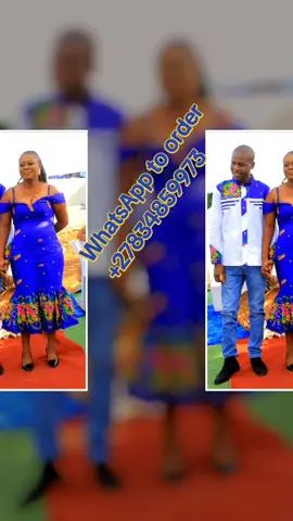 Ready to celebrate in style? WhatsApp +27834859973 to order your custom Tsonga traditional outfits! This beautiful Tsonga couple is showcasing stunning matching traditional attire with a modern touch. Perfect for weddings, cultural celebrations, or any special occasion where you want to embrace your #MzansiFashion and heritage. We're loving the vibrant colors and unique designs that make these #AnkaraStyles truly special. Get inspired by their #OOTD and create your own memorable #FashionInspo moment. Whether you're looking for a classic look or a contemporary twist on tradition, we've got you covered. Celebrate #SouthAfricaTikTok culture with pride! #FashionTikTok #Tsongas #tsongatiktokers #Tsongadress #TraditionalAttire #Tsonga #AfricanPrint  #blue #bluetsonga 