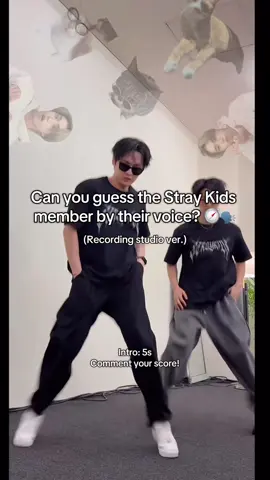 How many did you get right? Comment your score out of 8! #straykids #skz #stay #bangchan #leeknow #hyunjin #changbin #han #felix #i_n #seungmin #kpop #guessinggame #guessthevoice #kpopgame #recordingstudio #xybca #kpopfyp 