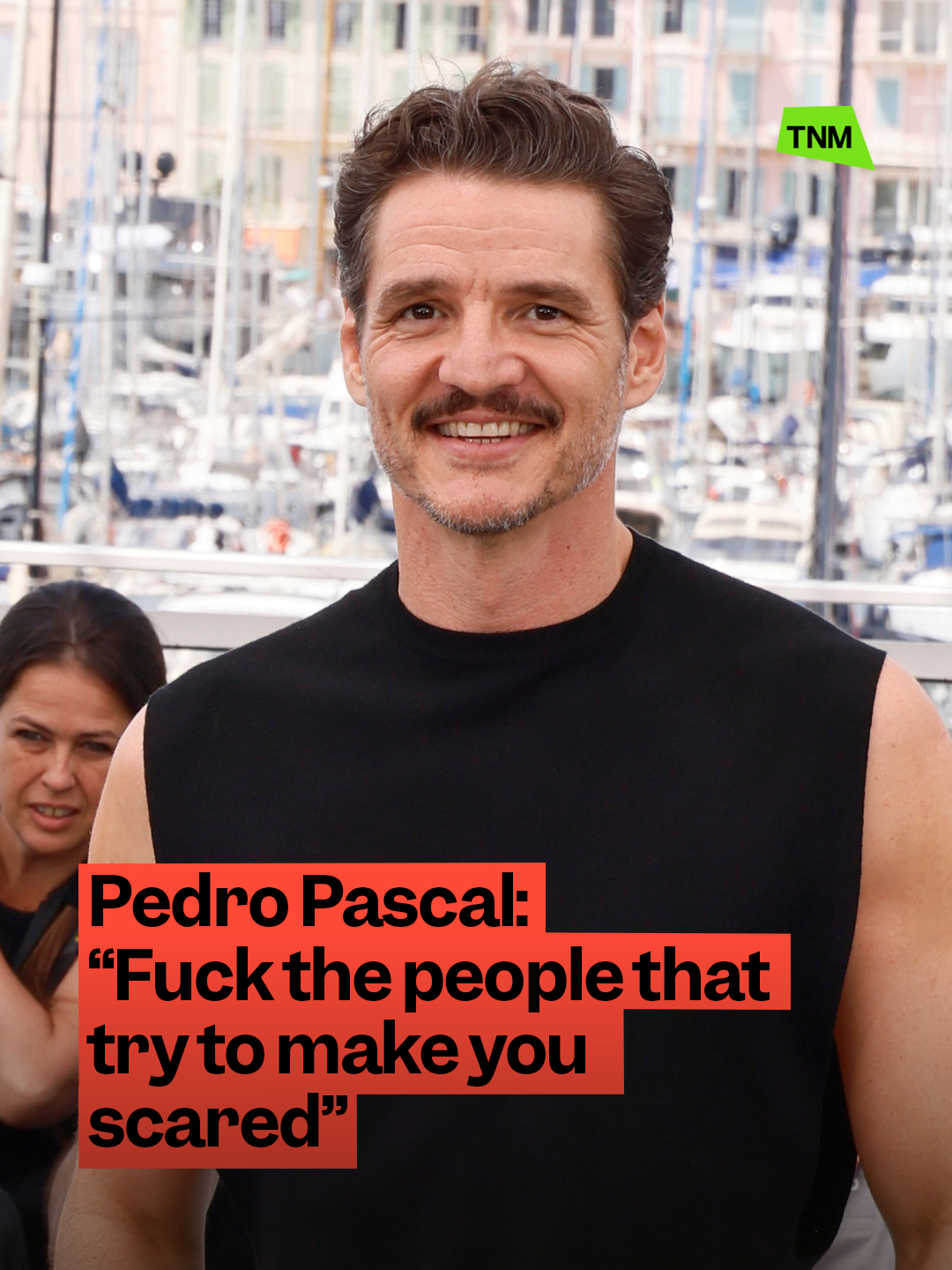 Last of Us actor Pedro Pascal champions standing up for yourself amidst political chaos. The interview took place during a panel for the actor's upcoming leading role in 'Eddington' at the Cannes Film Festival, which is scheduled to make its cinema run this summer. Since its premiere, the film has received a mixed response from critics, as it does not shy away from being politically charged and is set in the early days of the COVID-19 pandemic. The actor doesn’t hold back when asked if he has any fear about adding “brave” films to his filmography, responding: “Fuck the people that try to make you scared.” We hear you, Pedro! #pedropascal #Cannes #eddington