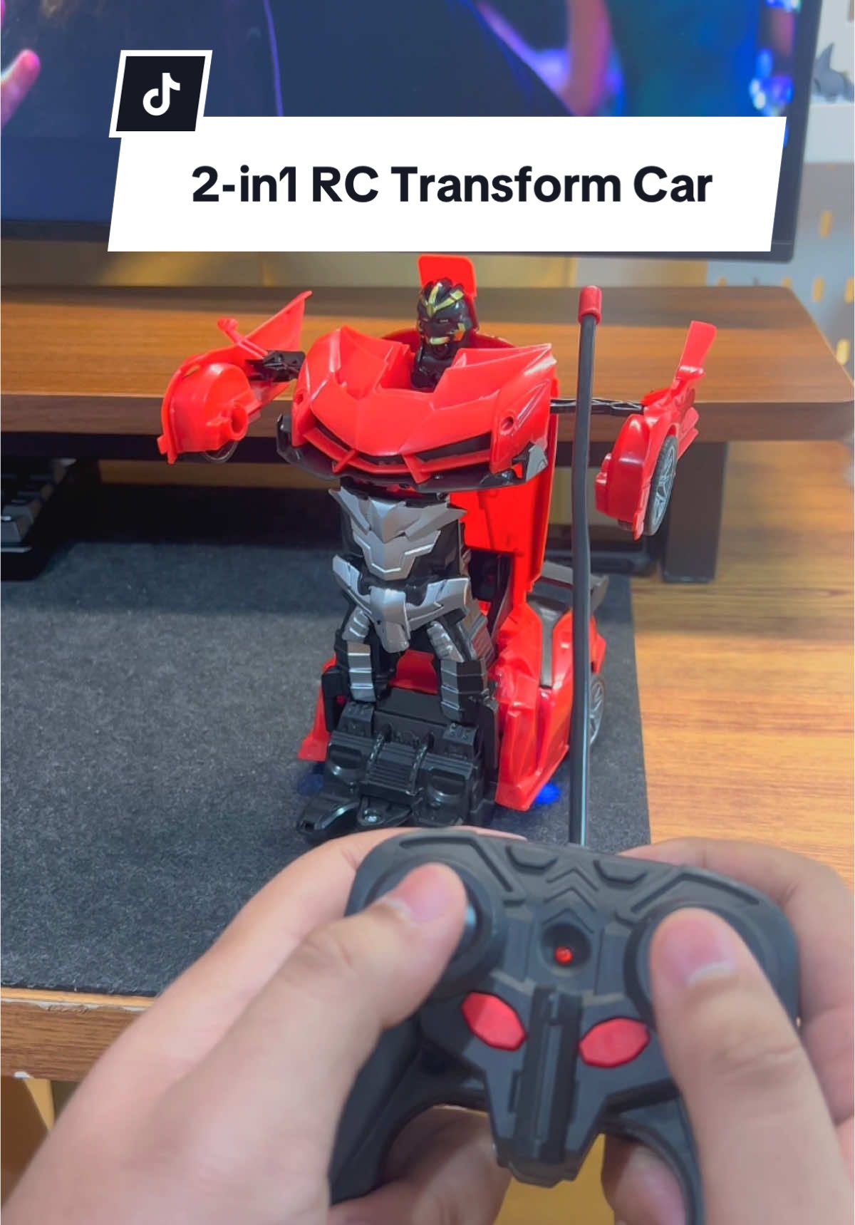2-in-1 Remote Control Car na nagta-transform into robot! 🔥 Perfect na toy for kids and collectors! 🚗🤖 RC car na nagiging robot — sobrang astig, sobrang fun! Best gift idea for birthdays or Christmas! 🎁 #RCTransformers #RobotCar #2in1Toy #RemoteControlFun #TikTokToys #ToyTransformation #EpicToys #CoolGadgets #GiftForKids #CarToRobot #TransformingToy 