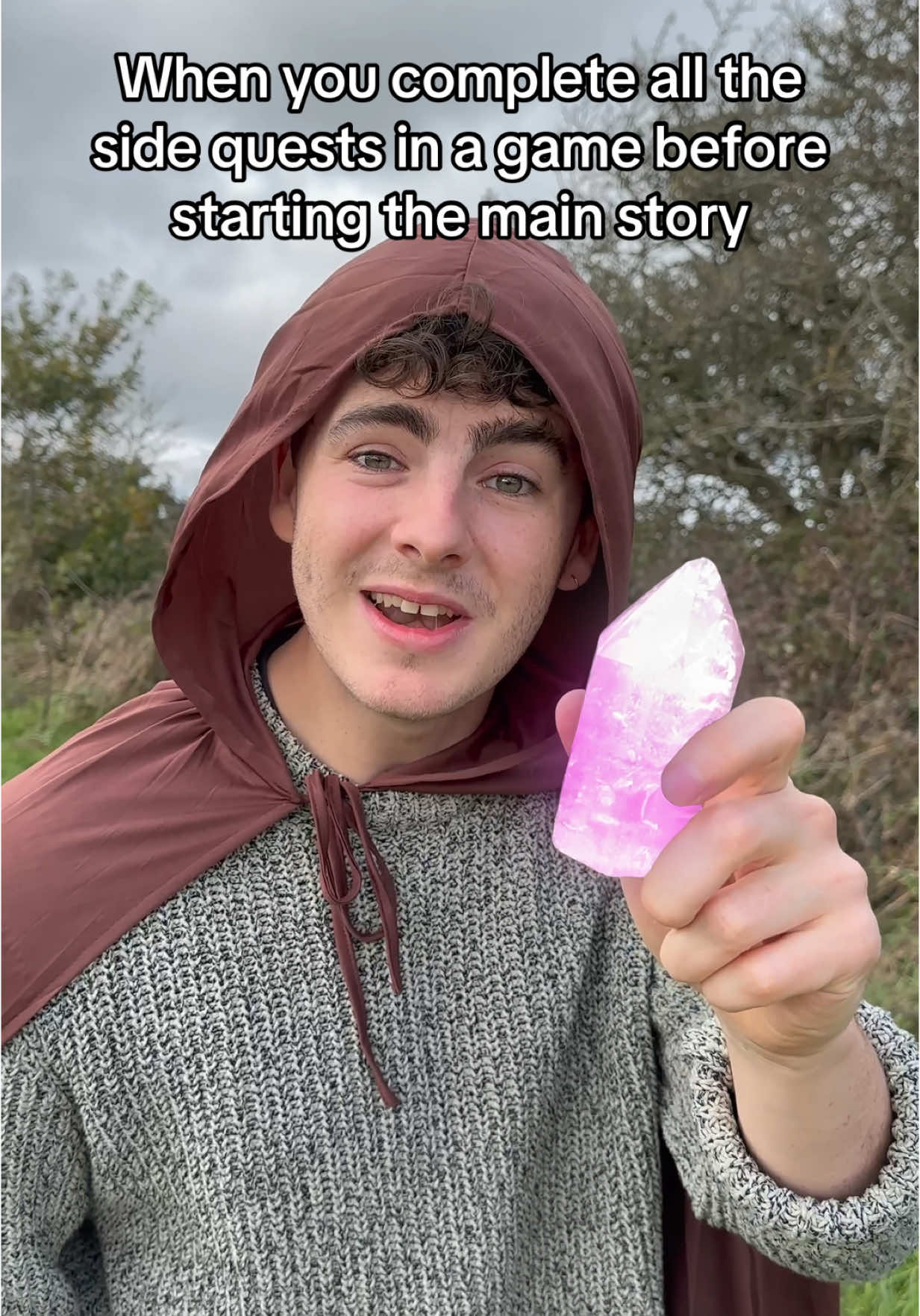 I’m just playing the story for the trophies… 😂🔥 #comedy #videogames #skyrim #oblivion 