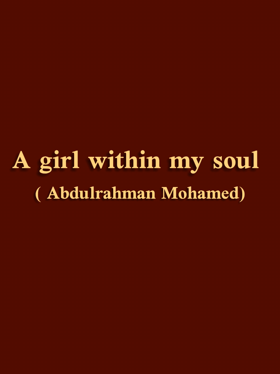 A girl within my soul || Abdulrahman Mohamed  . بروحي فتاة || عبد الرحمن محمد . . . . . #اغاني_مصرية #اغاني #egypt #music #music_egypt #seif_music #egypt #بروحي_فتاة #بروحي_فتاة_بلعفاف_تجملت❤️ #بروحي_فتاة🎶🖤 #عبد_الرحمن_محمد #عبد_الرحمن_محمد🎶🤍 #abdulrahman_mohammed #abdulrahman_mohammed🎻 