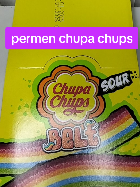 permen chupa chups sour belt #permen #chupachups #chupachupssourbelt #jajanan #jajanantiktok 