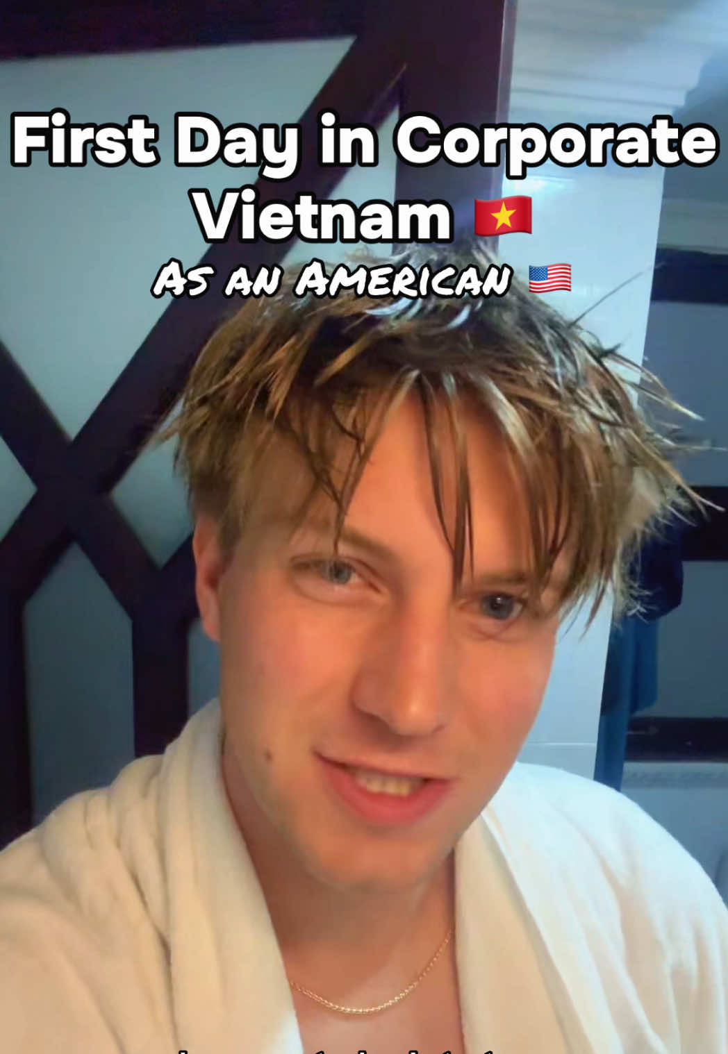 Vietnamese below: Guys the first day went great, I even was invited to lunch with my coworkers and it was yummy! I’m excited for my internship this summer and think all will go very well :)  Các bạn ơi, ngày đầu tiên diễn ra rất tốt, mình còn được mời đi ăn trưa với các đồng nghiệp nữa và nó rất ngon! Mình rất háo hức với kỳ thực tập vào mùa hè này và nghĩ rằng mọi thứ sẽ diễn ra rất tốt :) #travel #solotravel #vietnam #traveltiktok #backpacking #inspire #dream #digitalnomad #corporatelife 
