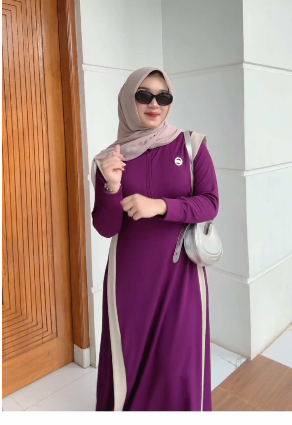warna wine nya cakep pwwolll‼️😍😍#fylpシ #outfitideas #gamismurahberkualitas #fyo #gamismurah #gamiscantik #gamiskekinian #fyp 
