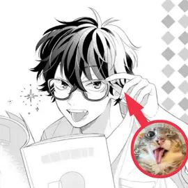 BLEH 😝 (he's so cat coded)#メガネ時々ヤンキーくん #glasseswithachanceofdelinquent #meganetokidokiyankeekun #ichikuradan #shojo #shoujo 