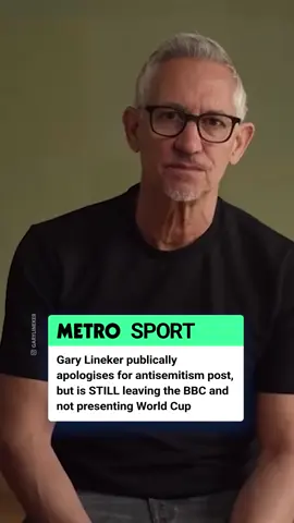 Gary Lineker is leaving the BBC immediately following controversial post 🚨 The former footballer and long-time Match Of The Day pundit is quitting the BBC, not presenting the FA Cup, or World Cup next year following an antisemitism post on his social media account.  #garylineker #lineker #matchoftheday #PremierLeague #bbc #bbcsport #SportsNews #breakingnews #breakingsportsnews #football #footballnews #latestnews #newsupdate #sportsupdate #metro #metrosport #garylinekerincident 