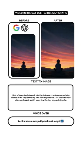 video ini 100% dibuat dari ai yaitu mulai dari prompt membuat gambar dan video. Hal yang lebih keren lagi saya membuat video ini dengan 100% gratis  sebenarnya kalian tidak perlu ai yang berbayar untuk menghasilkan hasil yang bagus kalian hanya perlu trik saja untuk menghasilkannya teknologi ai semakin maju jika kalian ingin belajar langsung aia cek di bio aku, disana udah ada modul tentang ai #tutorialai #ai #imageai #generateai #videoai #aesthetic #angkasa 
