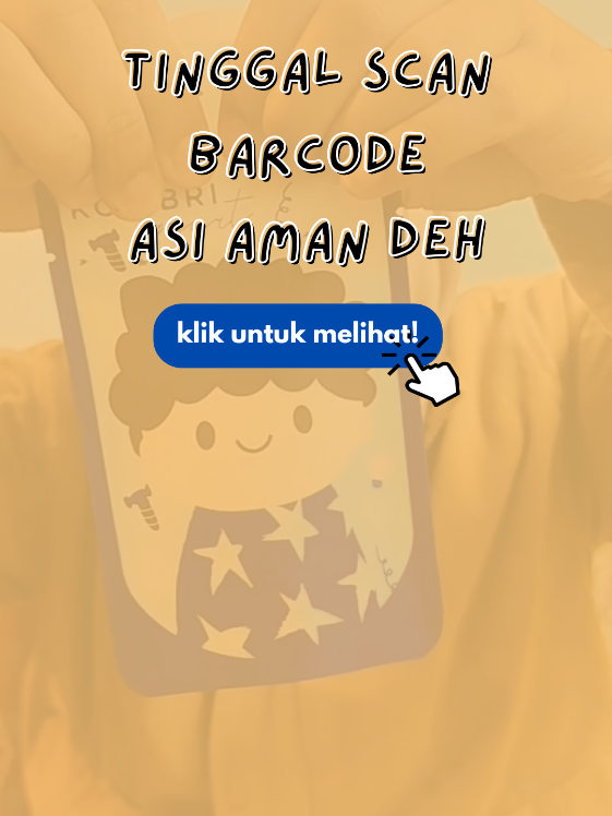 Tinggal scan barcode ASI aman deh 😉✨ #GabaG#GabaGIndonesia #GabaGKantongASI #kantongasi #ibucerdas #stockasi #fypdong 