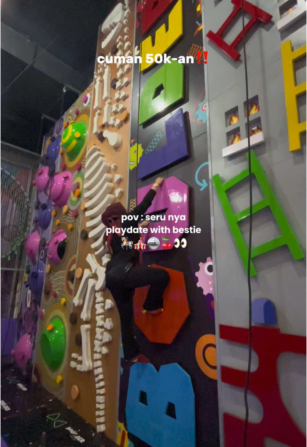 playdate ideas bareng besti !! seru sekali, start from 50k-an udah bikin happy ‼️👀🫶🏻 #solotravel #solo24jam #trampolin #trampoline #playdateideas #funday #jogja #jogja24jam #trampolinejogja 