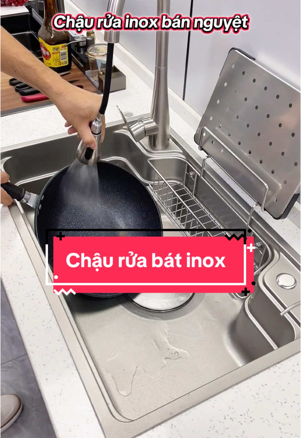 Chậu rửa bát một hố bán nguyệt inox 304 #xuhuong #viral #chauruabat #chauruabatinox304 #chauruabat1ho #chauruabatinox #chauruabat1hoinox #bonruabat #bachhoaxanhgiadinhviet 