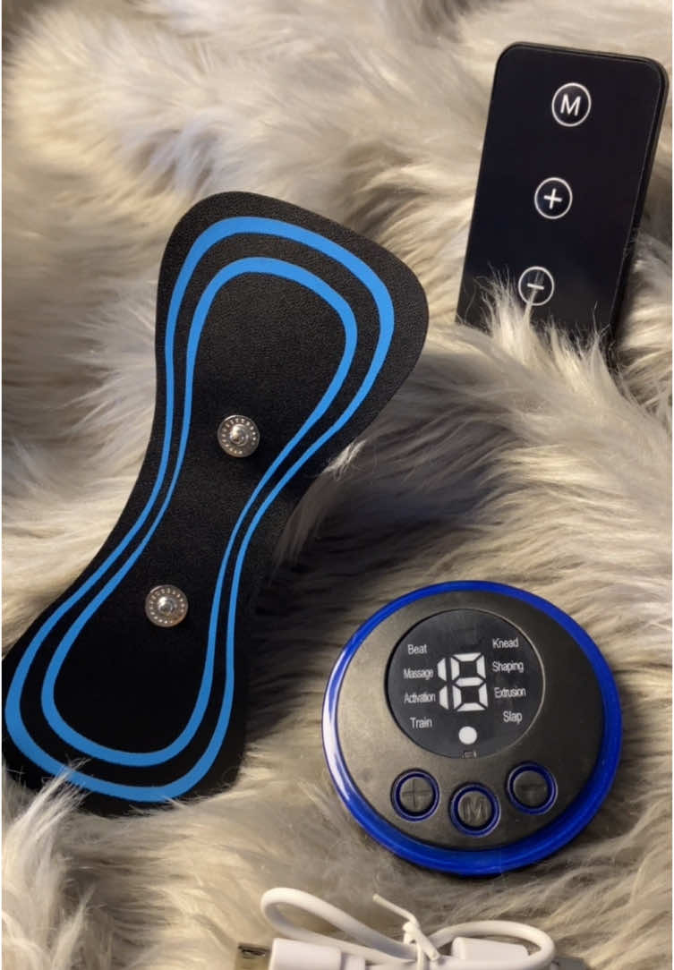 EMS Neck Massager 8 Mode LCD Display Muscle Stimulator Cervical Relief Pulse Muscle Stimulator pain ⬇️ #electricmassager #minimassager #fy #fypage 