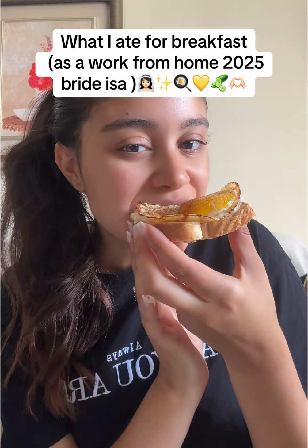 Excuse my 2012 pajamas ✨ #latifaslifestyle #fyp #egypt #bride #2025bride #bridal #breakfast #whatieayinaday #viral 