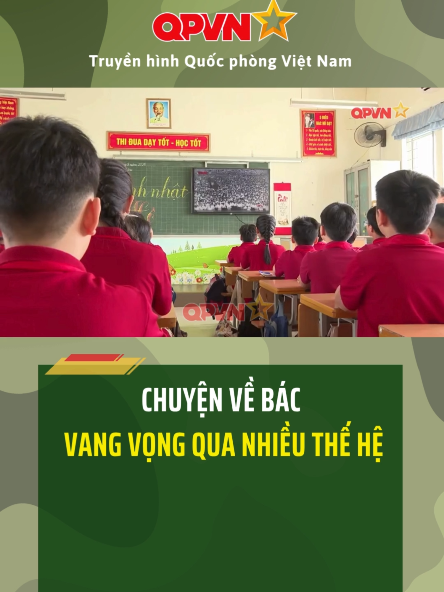 Hôm nay, nhân kỷ niệm 135 năm ngày sinh Chủ tịch Hồ Chí Minh, kính mời quý khán giả và các đồng chí cùng đến với những câu chuyện mà chúng tôi ghi lại từ những người từng từng sống và làm việc bên Bác đến thế hệ hôm nay - những em nhỏ chưa từng một lần được thấy Bác ngoài đời nhưng vẫn luôn giữ trọn tình cảm kính yêu dành cho Người. #camerachiensi #qpvn #2025 #vietnam #HOCHIMINH #chutichhochiminh #sinhnhatbacho #bodoi #qpndvn