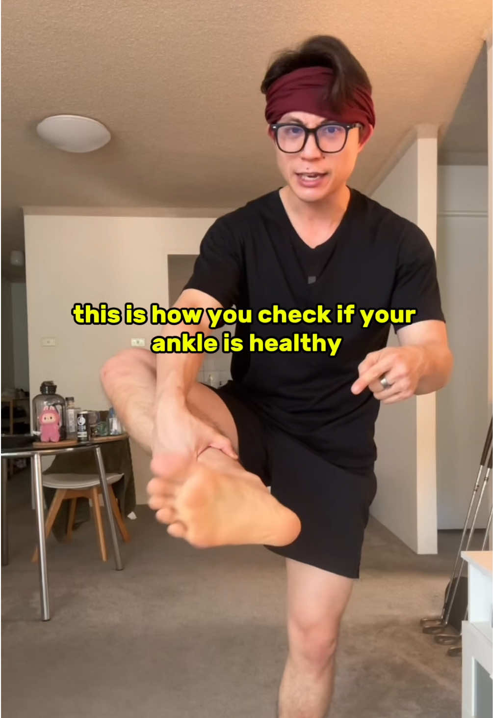 Check if your ankle cracking is normal #crack #fyp 