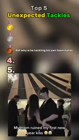 Top 5 Unexpected Tackles💀 #top5 #edits #tackle