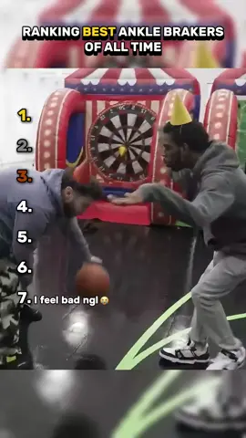 Ranking best ankle brakers of all time🤣 #ranking #anklebreaker #basketball