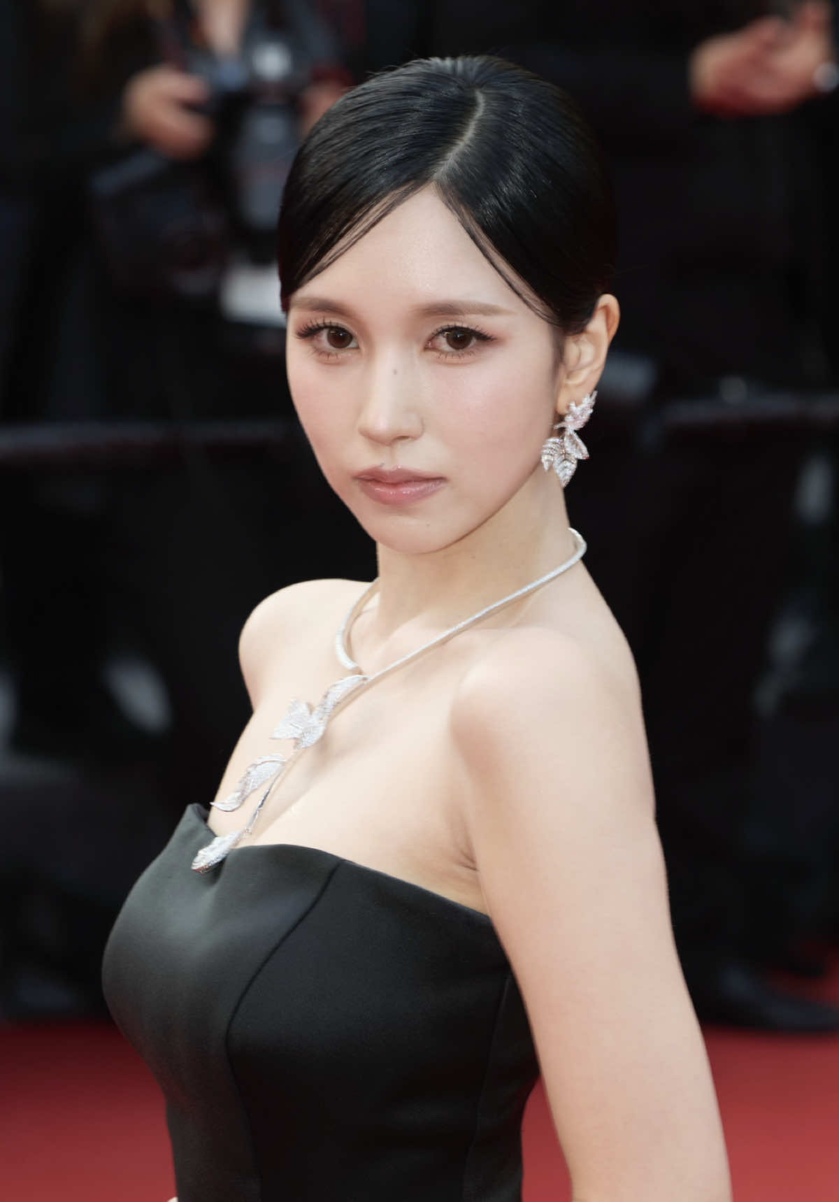 Mina of TWICE looking ethereal at Cannes Film Festival ✨ #Mina #TWICE #MinaTWICE #Cannes #CannesFilmFestival #MTVCeleb 