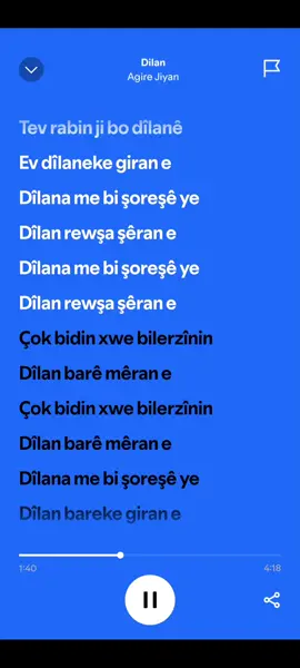 Dilan - Agire Jiyan istek sarki varsa bekleriz🌹 #dilan #halay #fyp #stranekurdi #kürtçeşarkılar #kurtce #agirejiyan #spotify #tiktok #şarkı #kurtcesarki #dîlan 