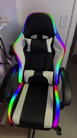 This isn’t just a gaming chair—it’s a full-on command center. RGB lights, massage lumbar, footrest… it’s a whole vibe. #HomallGamingChair #RGBGamingSetup #GamerAesthetic #MassageChair #SetupGoals #PCGamingGear #GamingChairReview #GameRoomIdeas #WhiteGamingChair #TikTokTechFinds 