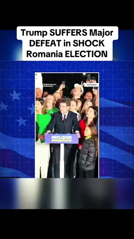 Trump SUFFERS Major DEFEAT in SHOCK Romania ELECTION #trump #romania #fyp 