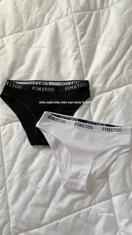 Matchy underwear with your boyfie? 🙈✨ Sign to wear this!  #underwear #innerwear #cottonunderwears #womenbrief #menbriefs #womenpanty #cottonpanty #tiktokhaul #tiktokfinds #tiktokbudol #musthave #bestpurchase #finetoo #finetooph #finetoounderwears #fyp #foryou #fypage #foryoupage #briefs #lowwaist #purecotton
