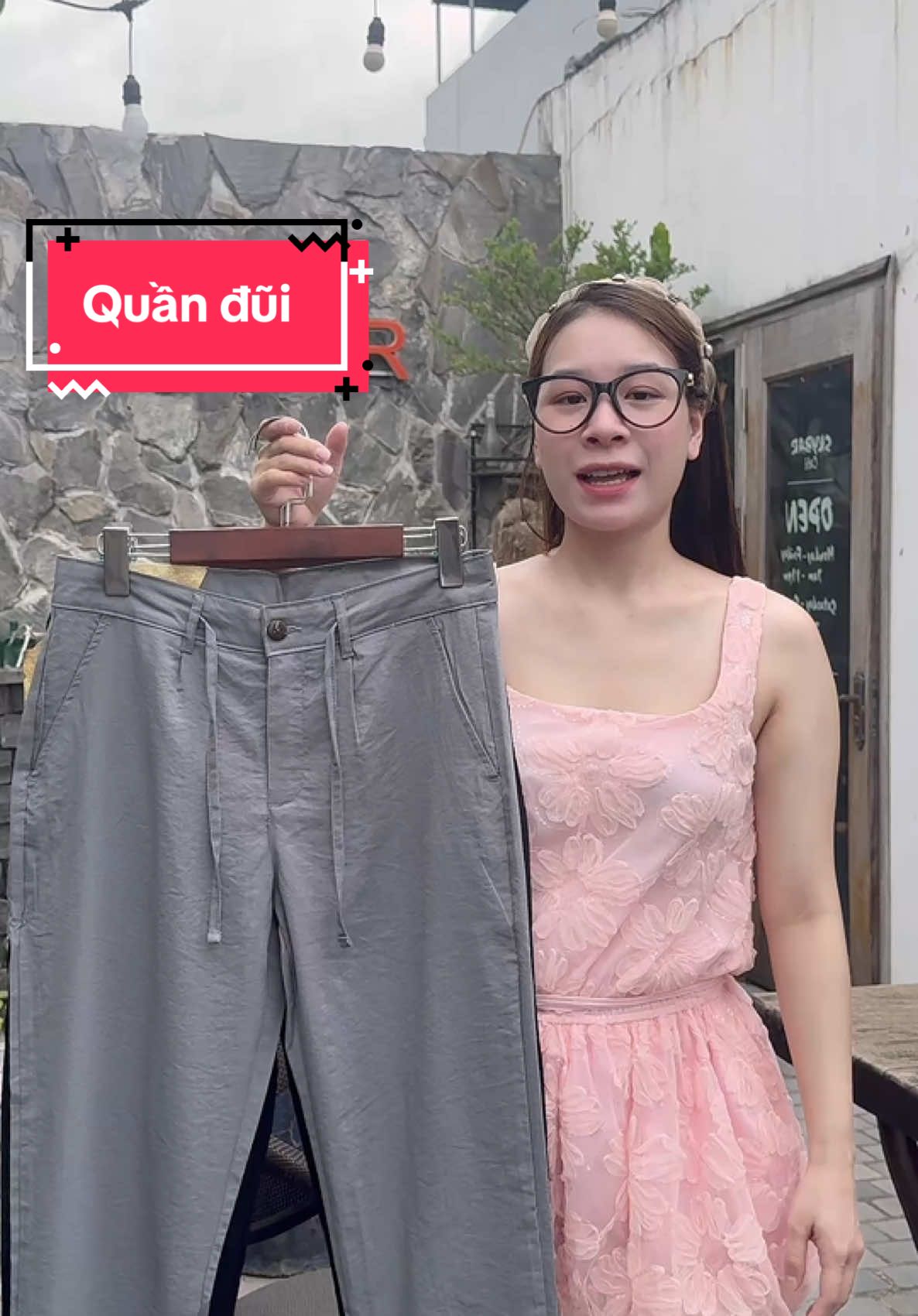 Quần đũi cạp vải #xuhuong 