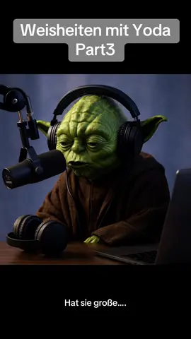 Weisheiten mit Yoda/ Daily Upload #Yoda #weisheiten #videoviralitiktok #starwarsfan #viral_video #