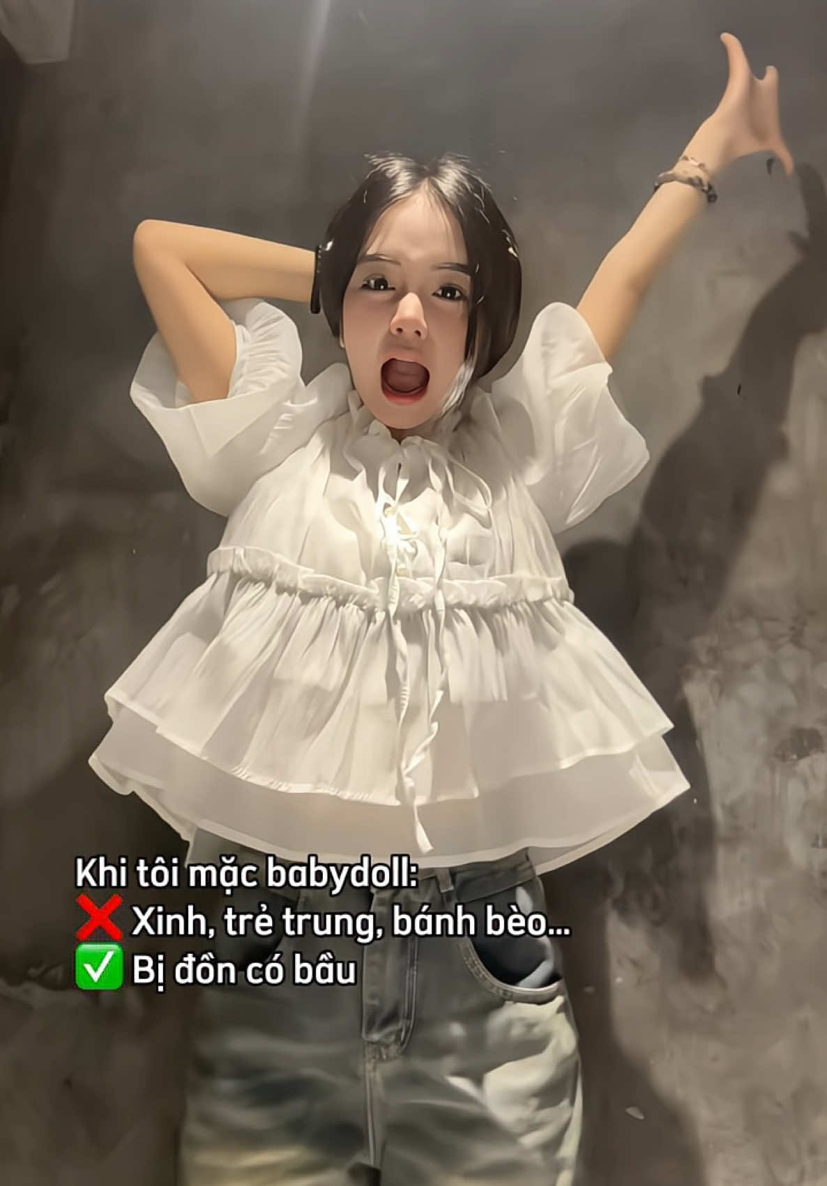 Tới nữa rồi đó #review #reviewquanao #aobabydoll #babydoll #outfit #thoitrang #phoidoxinh #xuhuong 