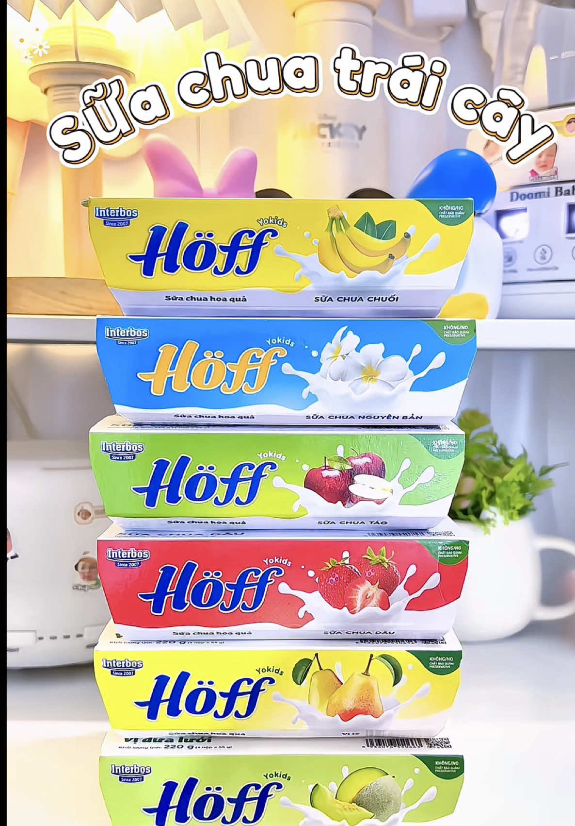 Bổ sung sữa chua mỗi ngày để con có được 1 hệ tiêu hoá cực tốt nha các mom 🥰#xuhuong #viral #unboxing #mebimsua #gocbimsua #review #suachuahoff 